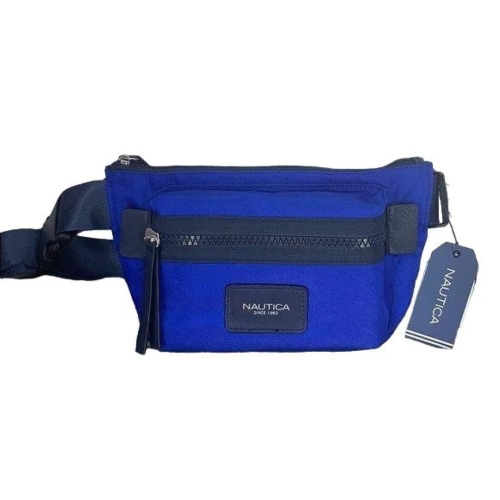 Nautica Fanny‎ Pack Belt Bag ABBY Blue Nylon Adjust